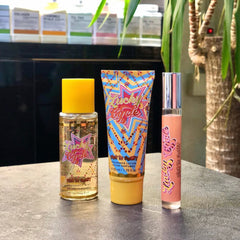 Mist, Pocket perfume and Hand cream set (Yellow)