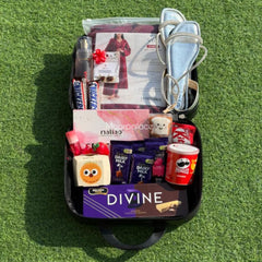 Fancy Suitcase Hamper