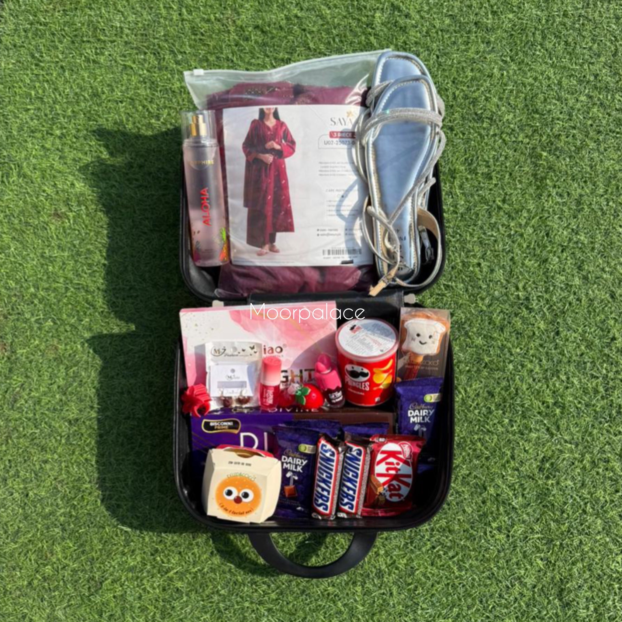Fancy Suitcase Hamper