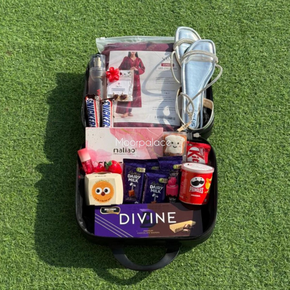 Fancy Suitcase Hamper