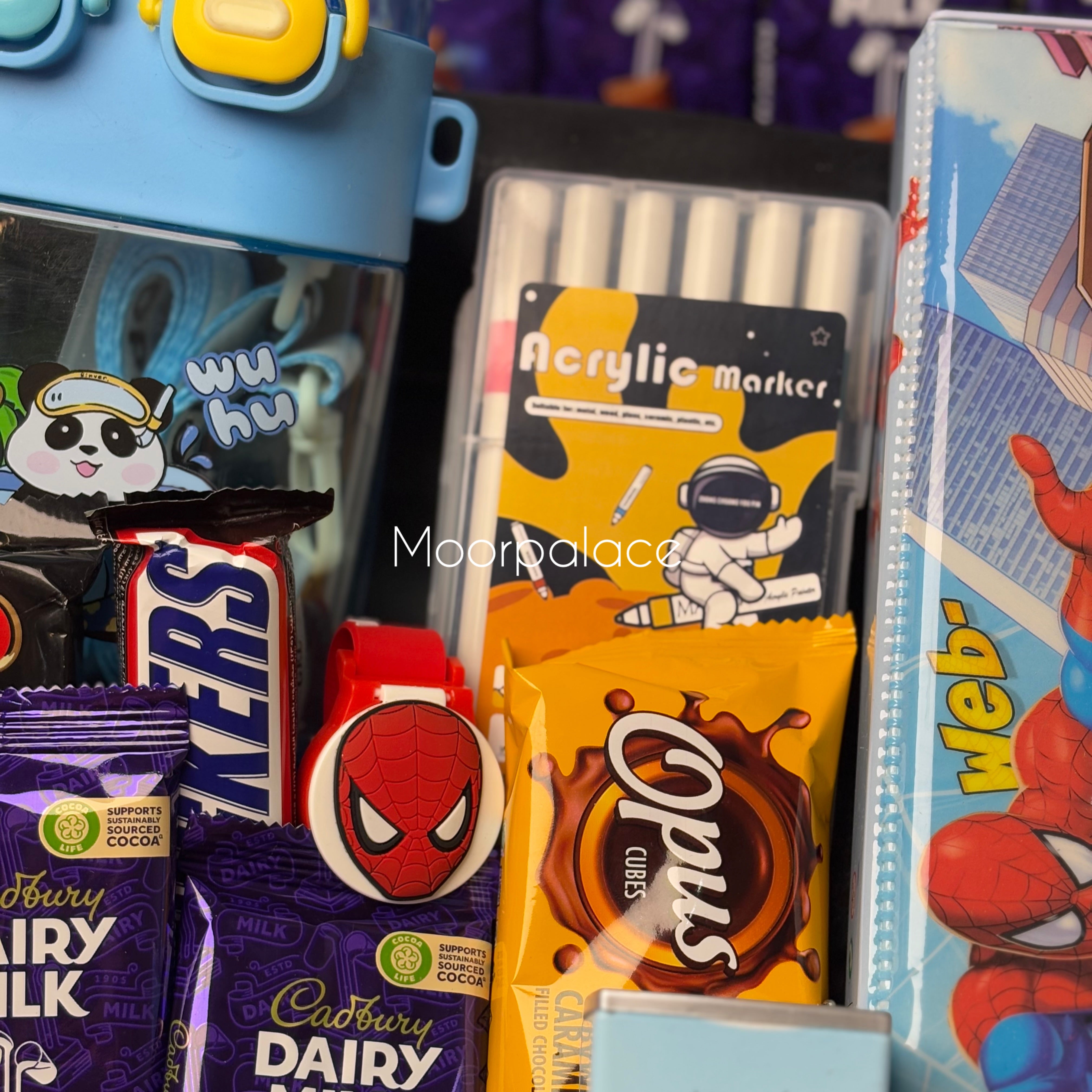 Bluish hamper