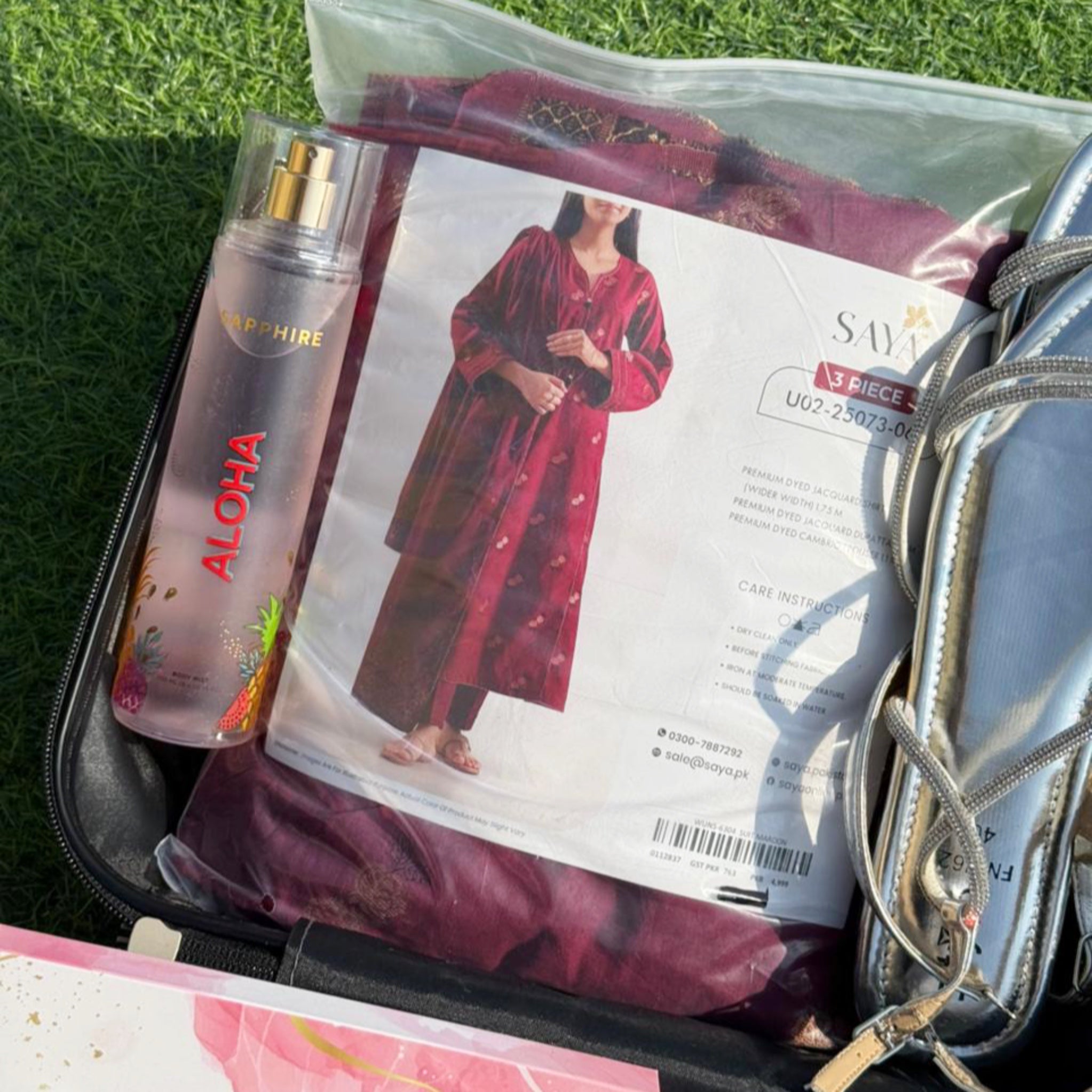 Fancy Suitcase Hamper