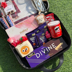 Fancy Suitcase Hamper